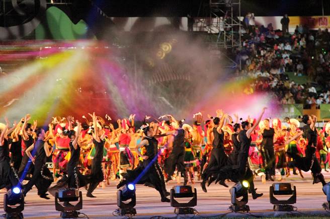 宜蘭全運會開幕。(林宋以情攝)