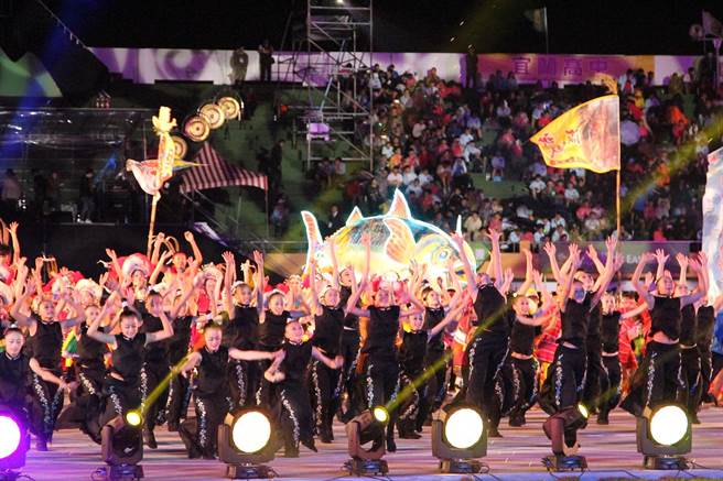 宜蘭全運會開幕。(林宋以情攝)