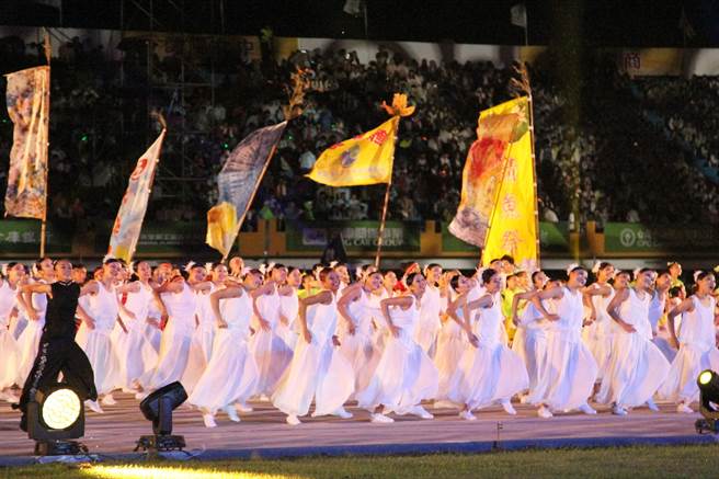 宜蘭全運會開幕。(林宋以情攝)