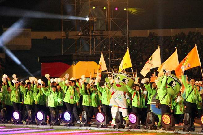 宜蘭全運會開幕。(林宋以情攝)