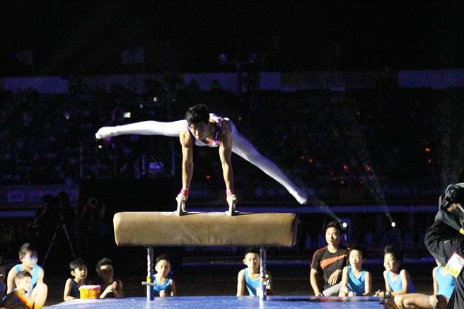 宜蘭全運會開幕表演。(林宋以情攝)