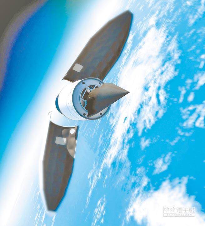 解放軍高超音速飛行器想像圖。（取自環球網）