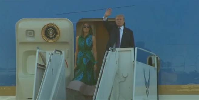 美国总统川普与第一夫人梅兰妮亚，将启程展开为期12天的亚洲行。