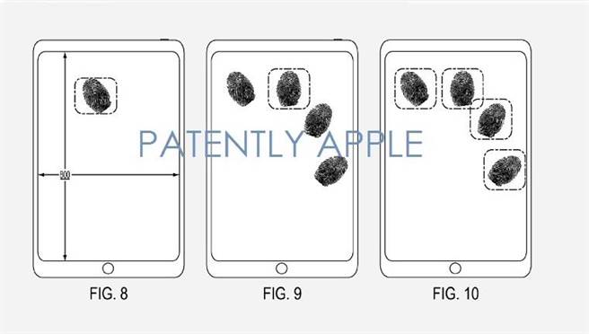 蘋果取得在OLED螢幕下方整合指紋辨識技術的專利。(圖／翻攝Patenely Apple)