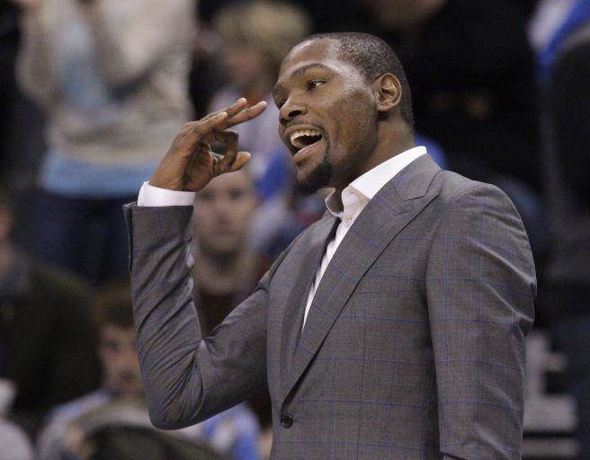 杜蘭特準備在退休後成為球隊老闆。(美聯社)