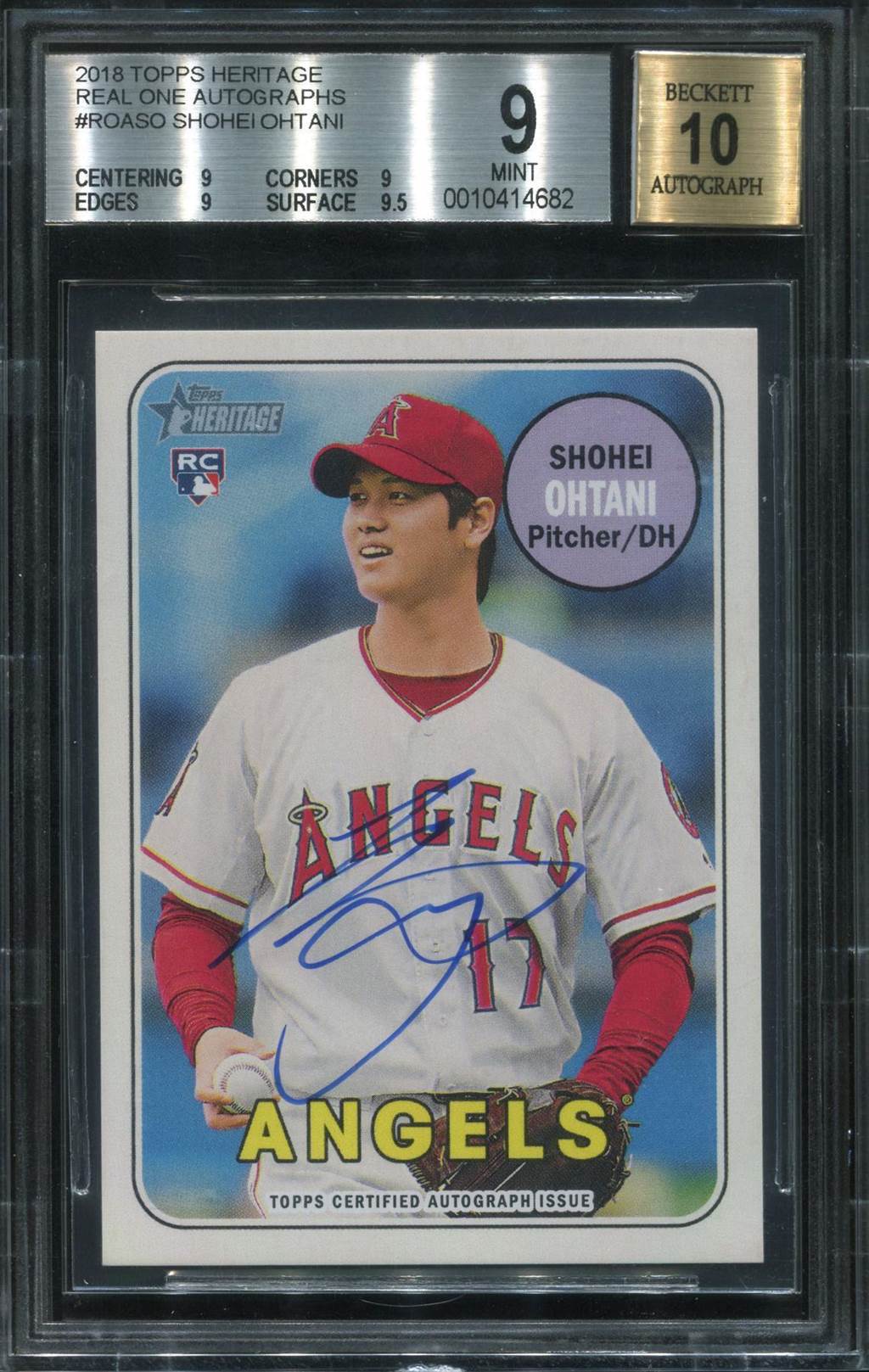 日本公式通販 2018 Topps 大谷翔平 RC イチロー鈴木 コンビ PSA 10