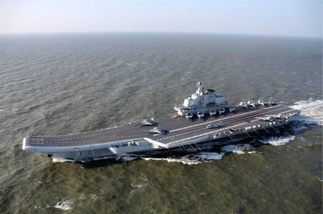 大陸遼寧艦將從海南訓練北返。（圖/中新社）