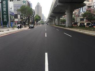 中市文心路首段路平完工  公益路至大墩七街展新貌