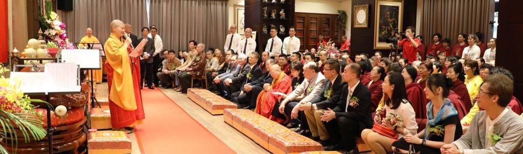 還願精舍喬遷啟用湧進近千名善信場面莊嚴/圖片來源：中華國際佛教聞修正法會