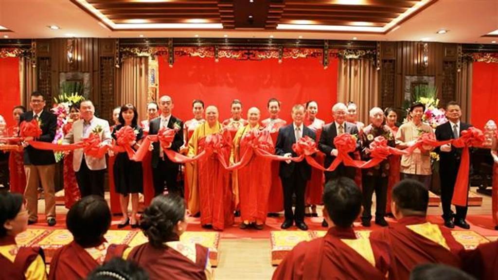 啟用開光典禮來自台灣產官學各界的貴賓一起見證開光法喜時刻/圖片來源：中華國際佛教聞修正法會