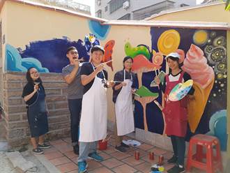 兩岸學生打開夢想寶盒 塗鴉集美大社文化
