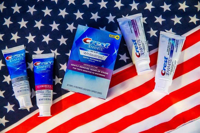 美國亮白牙膏Crest挾帶歐美巨星光環，橫掃全球各大獎項之姿強勢登台。（Crest提供）