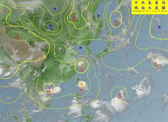 熱帶性低氣壓成颱機率低 雨勢持續週一、二