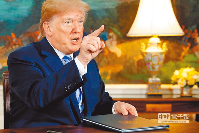 川普批評伊朗核協議「在核心問題上存在缺陷」。圖／路透