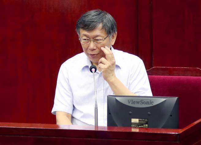 台北市長柯文哲表示他累了。（鄭任南攝）
