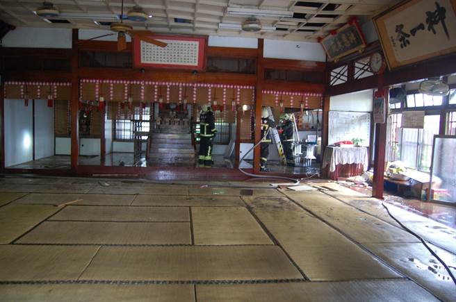 85年檜木造嘉義東門天理教會遭火吻2人受傷 社會 中時