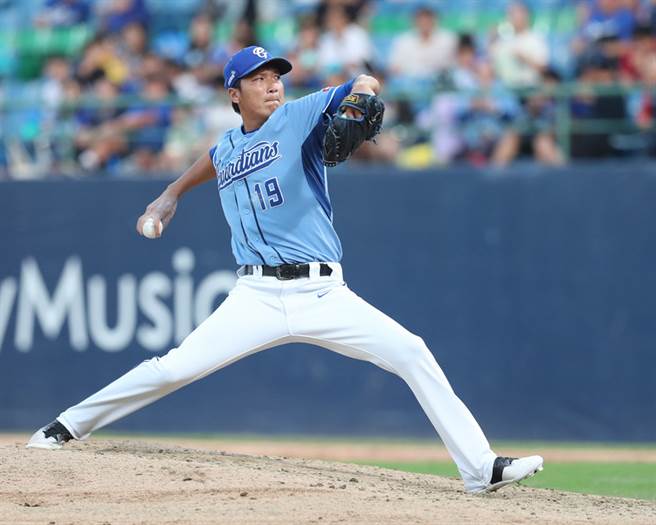 富邦悍将蔡明晋。（资料照，中央社）