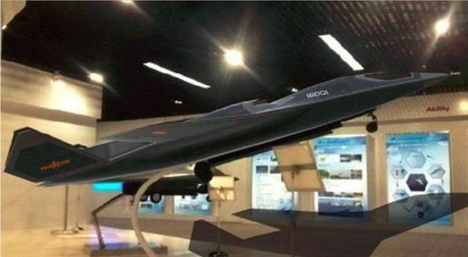 中国航空工业渖阳所（601所）曾经曝光过的隐形远程战略轰炸机模型。（网路）