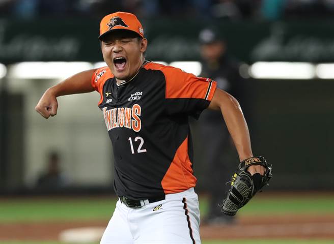 统一狮队终结者陈韵文。（资料照，中央社）