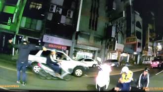 警街頭逮通緝毒蟲 正義哥伸援感動台南警