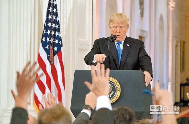 11月7日，美國總統川普在白宮舉行選後記者會。（CFP）