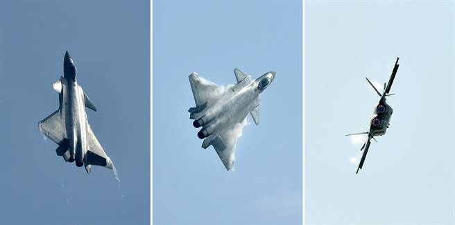 中共空軍最先進第5代隱形戰機可能換裝3陣列火控雷達。（圖／新華社）