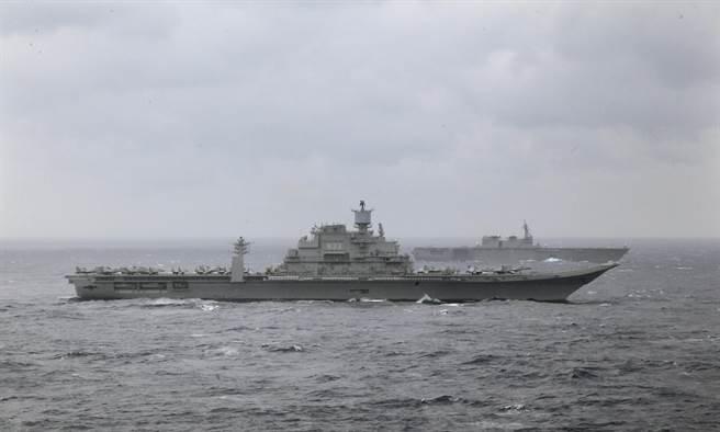 印度現役的唯一航母超日王號。（圖／美聯社）