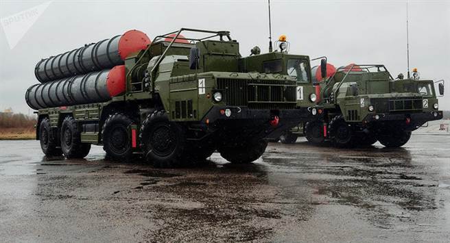 俄罗斯防空反导系统S-400。（图／俄罗斯国防部）