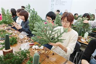 台中建商號召社區住戶一起「種一棵聖誕樹」