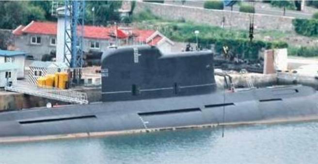 据称这次试射巨浪3飞弹的，是解放军032型潜舰。（网路）