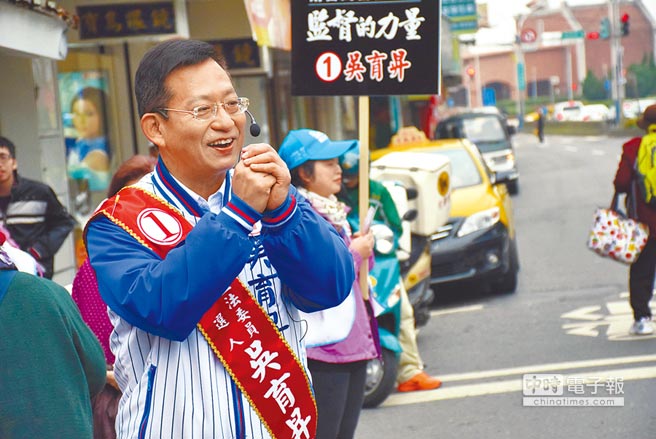 前立委參選人吳育昇。（本報資料照片）