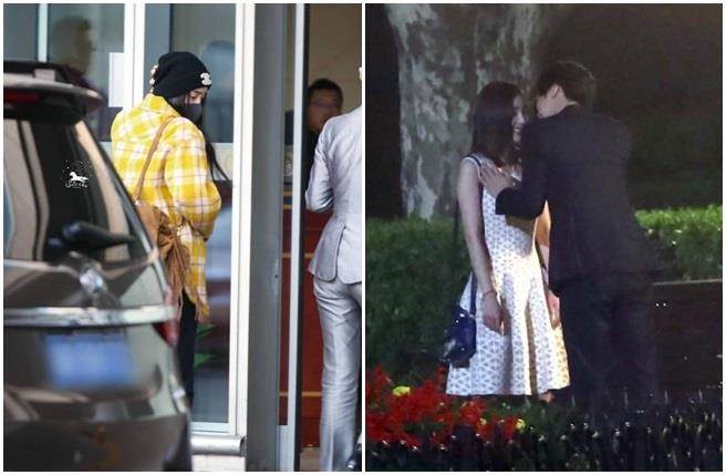 杨幂昨日被直击肿眼现身机场，同时抖音也瞎传她与李易峰新恋情。(取自腾讯娱乐、人民网)