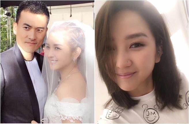 何洁2016年和前夫赫子铭离婚。（图／翻摄自搜狐娱乐、何洁微博）