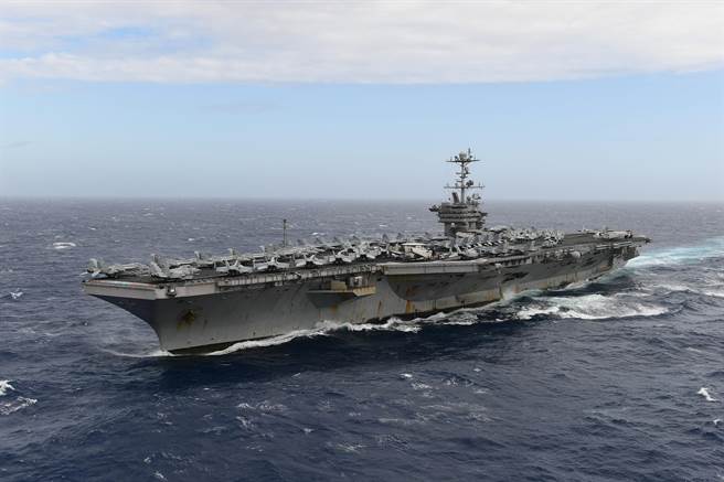 大陆媒体讨论击沉美国航母的内容很多，主要是打击美国的强权与威望的心理折射。（图／美国海军）