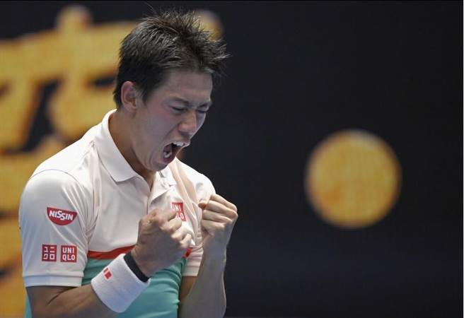 日本网球好手锦织圭。（资料照，美联社）