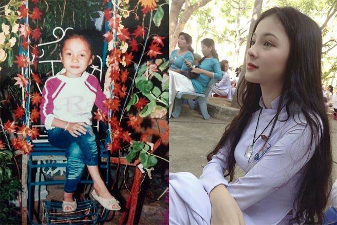 陶燕妮PO出自己7岁时照片，岂料竟得到广大迴响(图翻摄自/kenh14.vn)