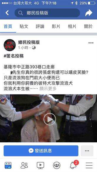 影》網瘋傳比特犬飼主遭「私刑正義」痛毆　警：不實消息