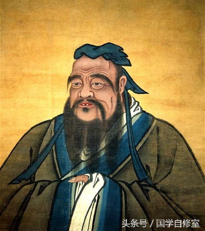 孔子画像为何要露2颗门牙？背后有特殊含义(图翻摄自/微博)