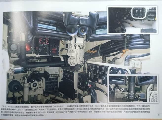 新书《钢铁传奇二部曲：德国战车写真1956-今日》当中有罕见的战车内装，都是教官自己拍摄的。(图/钢铁传奇二部曲)