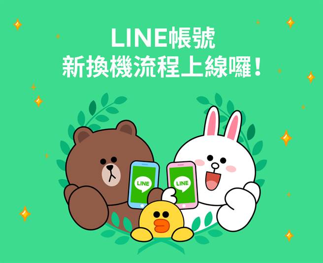 LINE今（25）日宣布LINE帐号的新换机流程。(图／LINE提供)