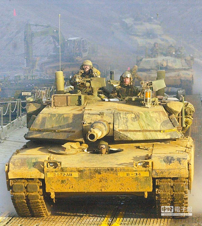 M1A1戰車（美聯社）