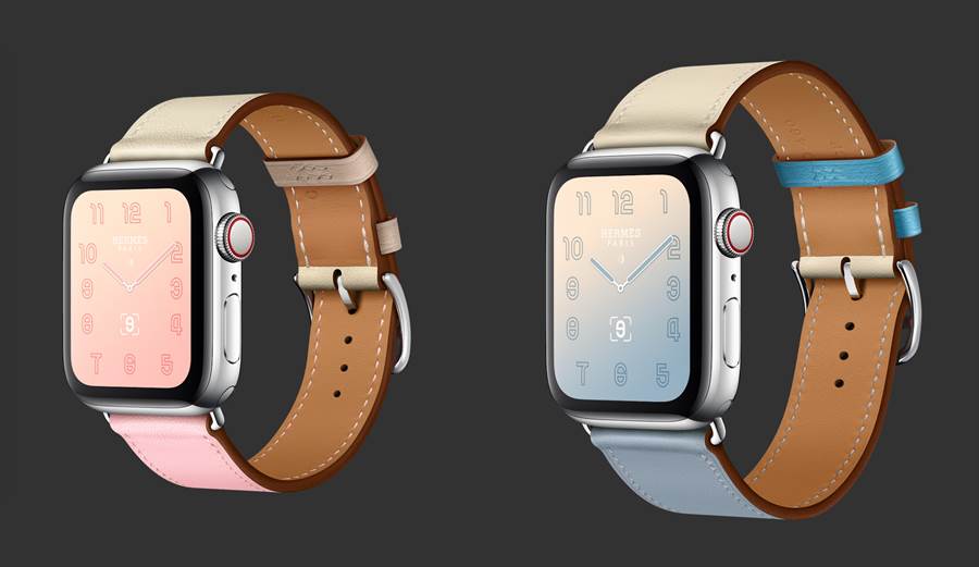 蘋果指出，針對Apple Watch和Apple Watch Nike+，還有Apple Watch Hermès限定的 「漸層」 錶面也將會在之後的 watchOS 5.2 推出。（圖／蘋果提供）
