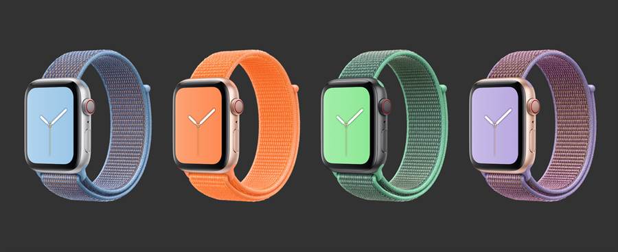 Apple Watch 運動型錶環新增的款式。（圖／蘋果提供）
