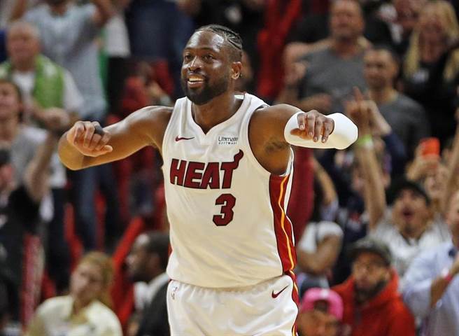 韦德的小儿子公开出柜，老爸推文支持。(美联社资料照)