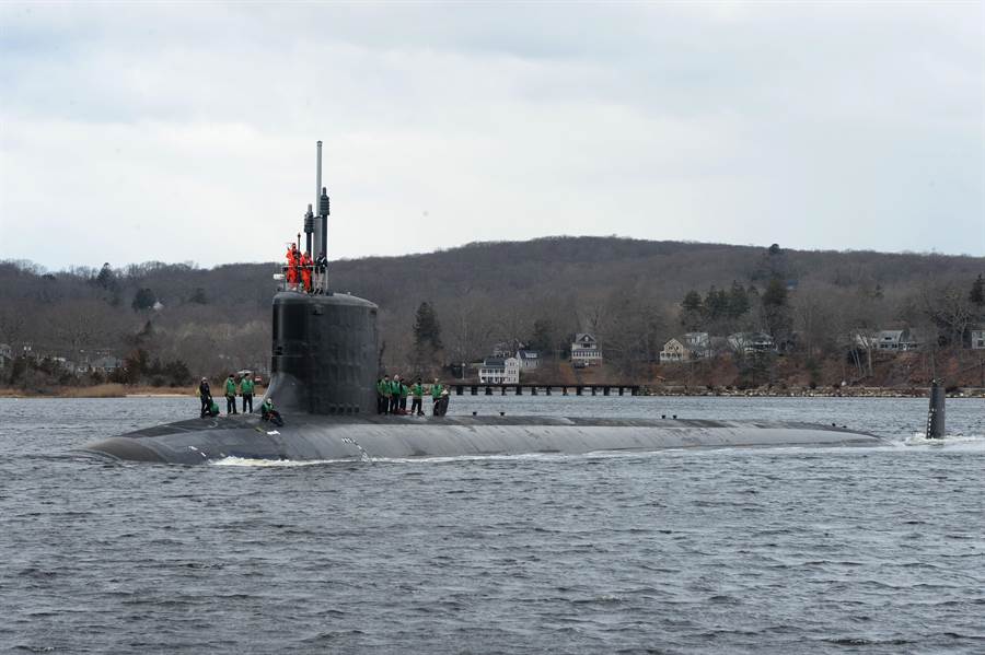 美海軍南達科他號攻擊核潛艦，是維吉尼亞級核潛艦的第3批次，艦上使用了測試多年的最新潛艦技術。（圖／美國海軍）