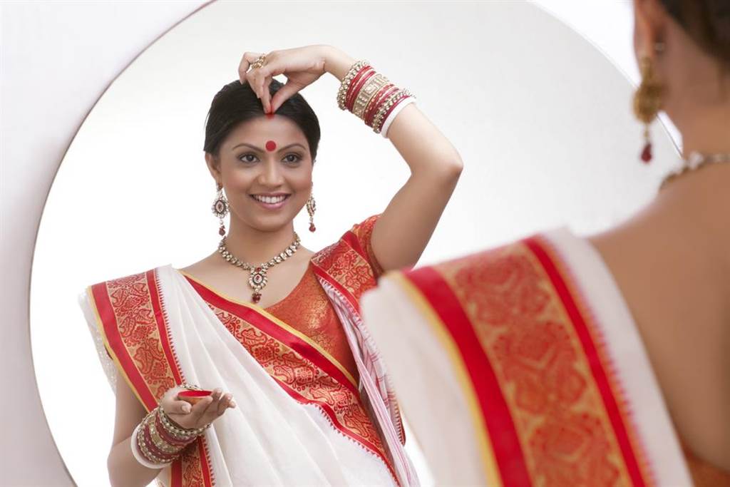 印度女人額頭為何要點上紅點 話題 中時新聞網