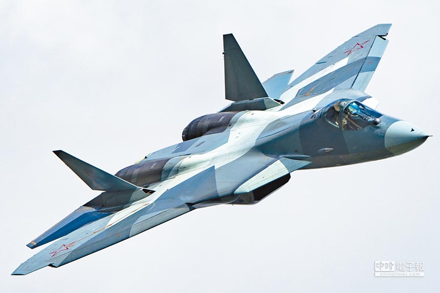 俄羅斯蘇-57戰機。（CFP）