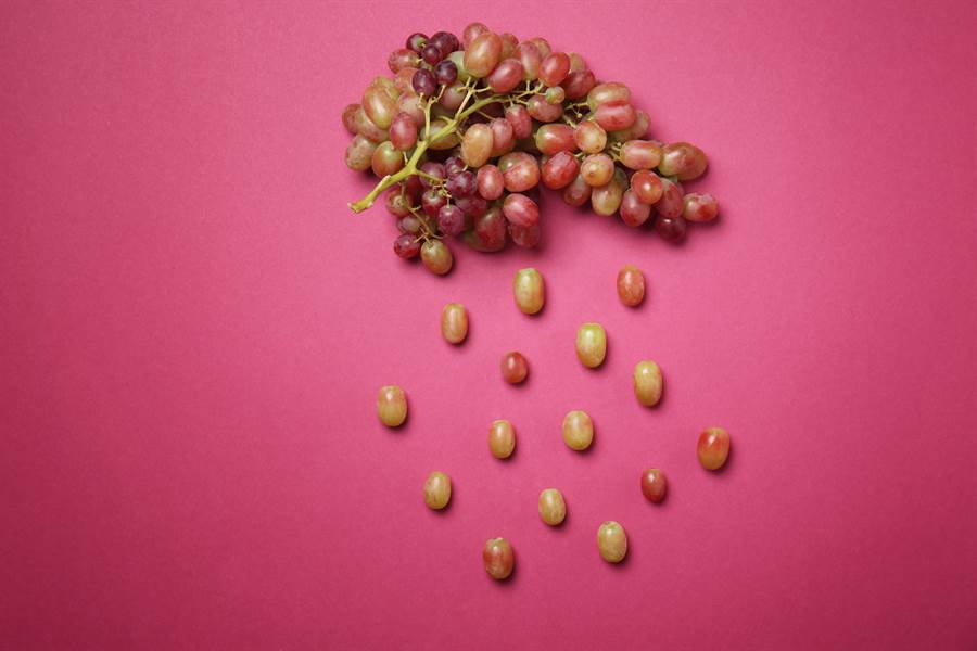 葡萄籽跟葡萄皮的花青素含量較多，抗氧化能力也更好。(圖/達志影像)