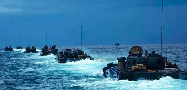 央视在节目中证实，解放军海军陆战队已扩编成军。（微信公眾号「政知见」）