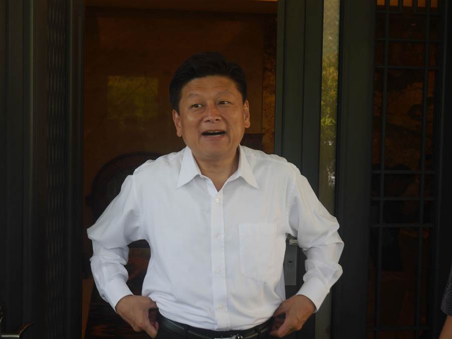 前縣長傅崐萁目前閒賦在家，對花蓮影響力仍舉足輕重。（許家寧攝）